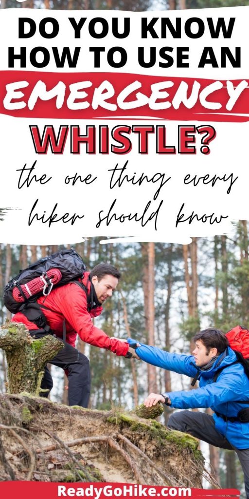 How to Use an Emergency Whistle How to Signal for Help Using an Emergency Whistle