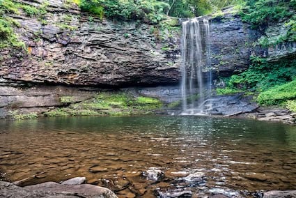 Waterfall at Cloudland Canyon State Park in north Georgia